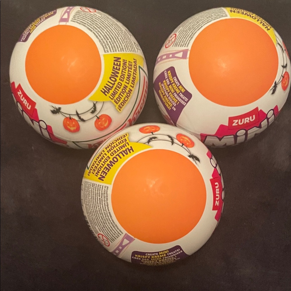 Zuru Mini Brands set of 3 Halloween limited edition Surprise Balls NWT unopened - Picture 6 of 9